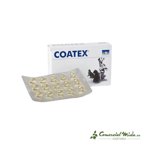 VETPLUS Coatex EFA 60 Cápsulas Ácidos Grasos para Mascotas - Imagen 2