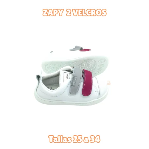 Deportivas Respetuosas Zapy Blanco Fucsia