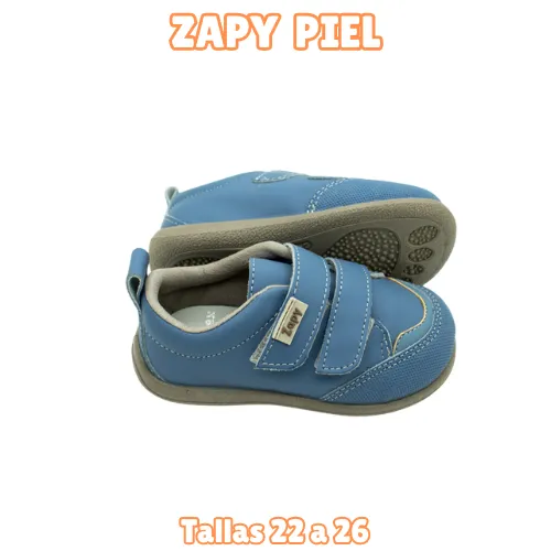 Deportivas Respetuosas Zapy Azul + Refuerzo