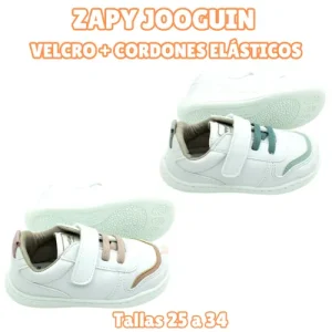 Deportivas Respetuosas Zapy Jooguin Velcro + Cordones Elásticos