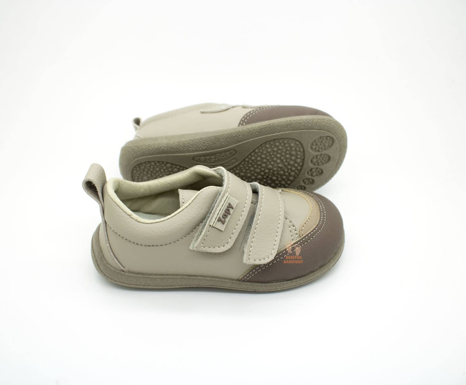 Deportivas Respetuosas Zapy Microfibra Arena Piedra - Imagen 3