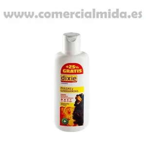 Champú DIXIE 438ml para perros de uso frecuente repelente de pulgas y garrapatas