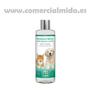 Enjuague Bucal para Perros y Gatos Menforsan Anti Sarro, Placa y Halitosis