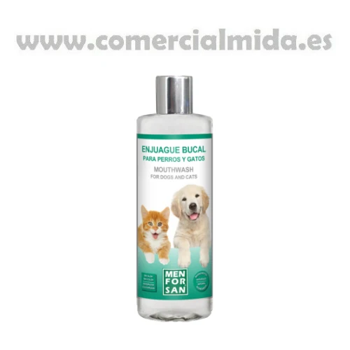 Enjuague Bucal para Perros y Gatos Menforsan Anti Sarro, Placa y Halitosis - Imagen 2