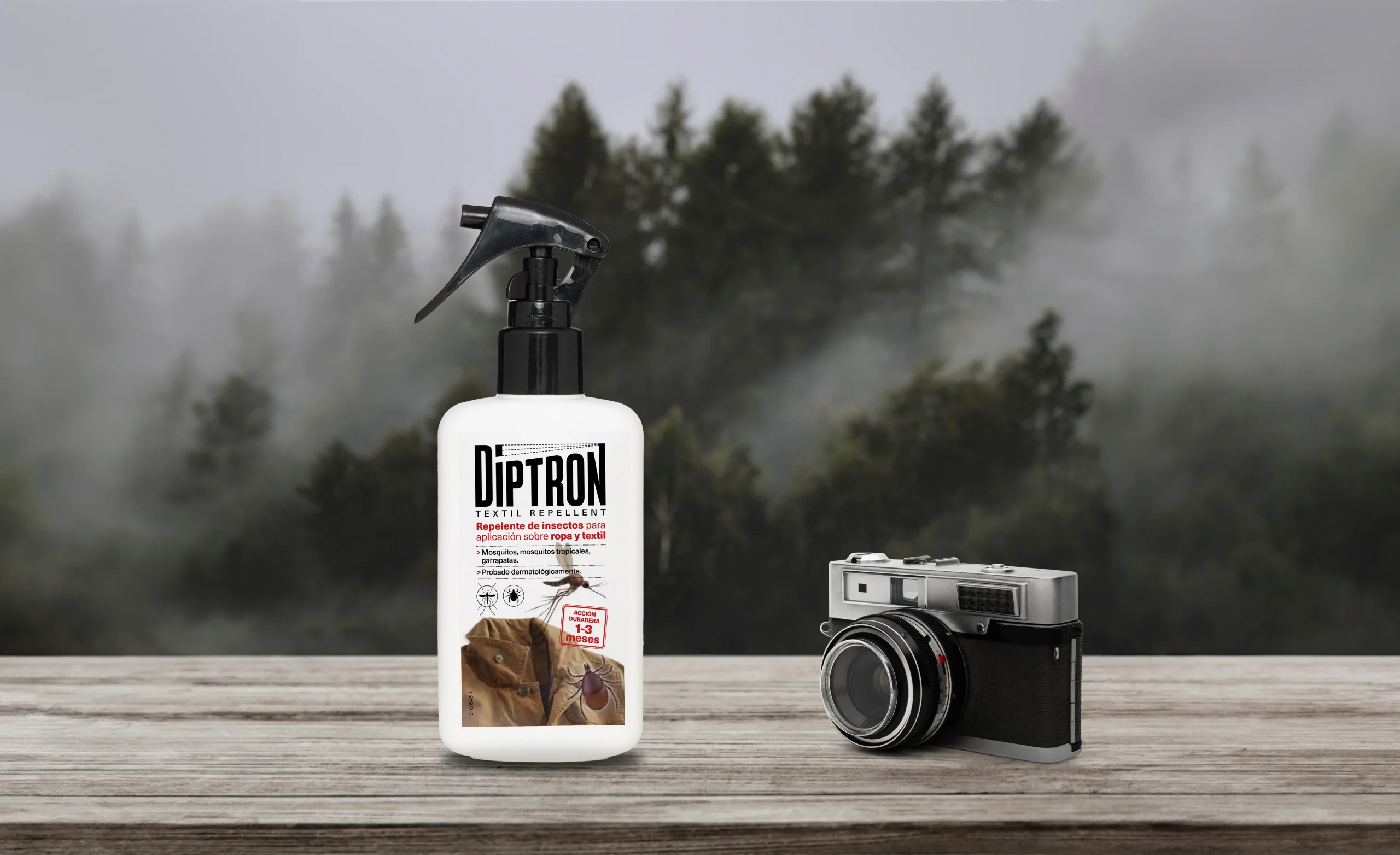 Diptrón Textil Repellent, Repelente de Insectos para Ropa 100ml - Imagen 4