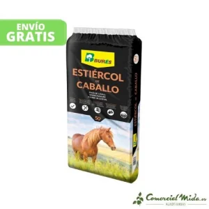 Estiércol Caballo BURÉS Abono Orgánico 50 Litros