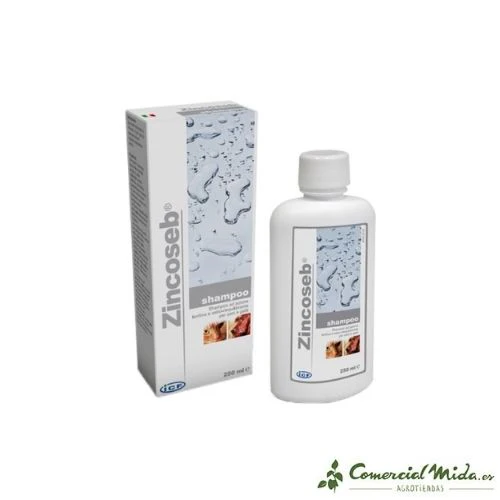 Champú FATRO ZINCOSEB Dermatitis Mascotas 250ml - Imagen 2