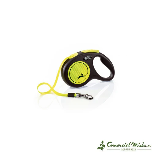 Correa FLEXI New Neon Cinta Reflectante para Perros - Imagen 8