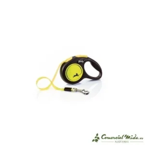 Correa FLEXI New Neon Cinta Reflectante para Perros