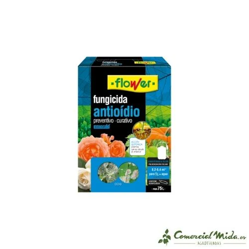 Fungicida Concentrado FLOWER ANTIOIDIO Ornamentales y Hortícolas 10ml