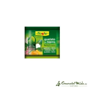 Quelato de Hierro FERROFLOWER Soluble Plantas de Huerta 50gr