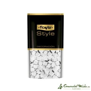 Cubideco Blanco FLOWER STYLE para Decoración