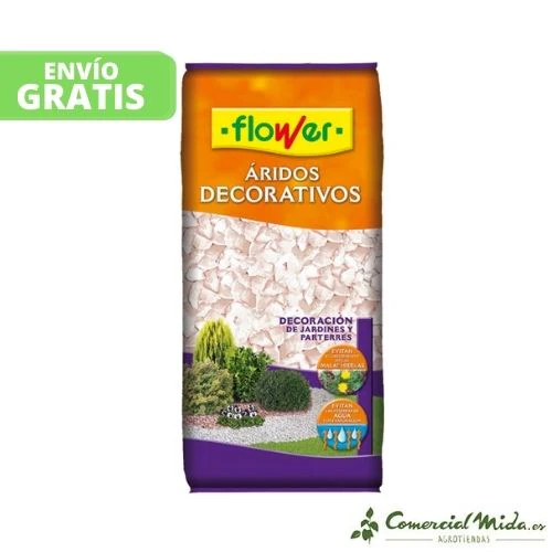 Marmolina Rosa para Decoración de Macetas y Jardines - Imagen 2