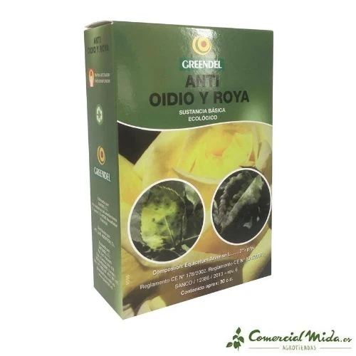 Sustancia Básica Ecológica GREENDEL Fungicida (Oidio y Roya) 30 cc