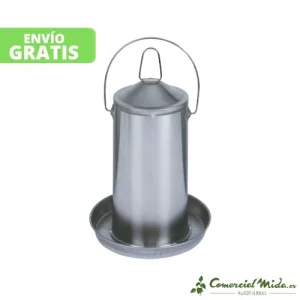 GAUN Bebedero Acero Inoxidable Aves