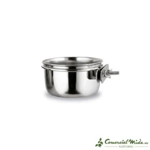 Comedero Inoxidable GAUN para Conejos y Roedores