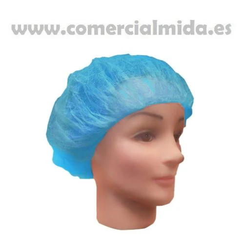 100 Gorros Desechables MAX GLOVES de Polipropileno Redondos Ø 21" - Imagen 4