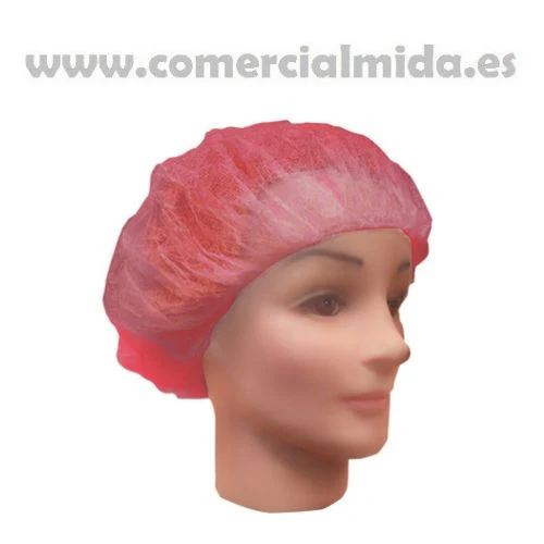 100 Gorros Desechables MAX GLOVES de Polipropileno Redondos Ø 21" - Imagen 6