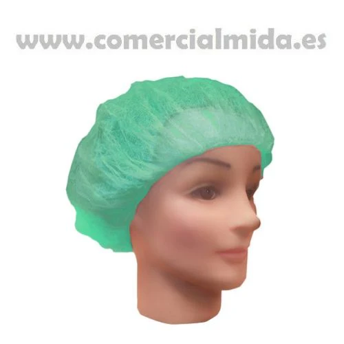 100 Gorros Desechables MAX GLOVES de Polipropileno Redondos Ø 21" - Imagen 5