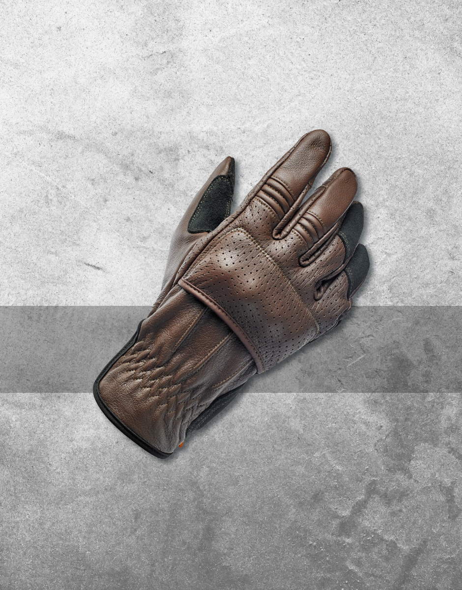 Guantes Borrego – Chocolate/Negro - Imagen 2