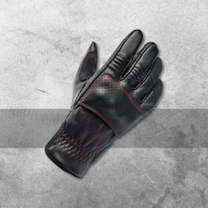 Guantes Borrego – Negro/Rojo