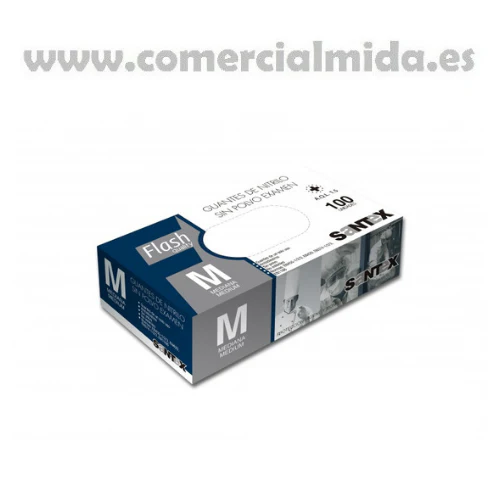 Guantes de Nitrilo Azul Sin Polvo GD22 de SANTEX