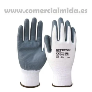 Guantes de Nitrilo SAFETOP NITRI FIT G156B Reutilizables