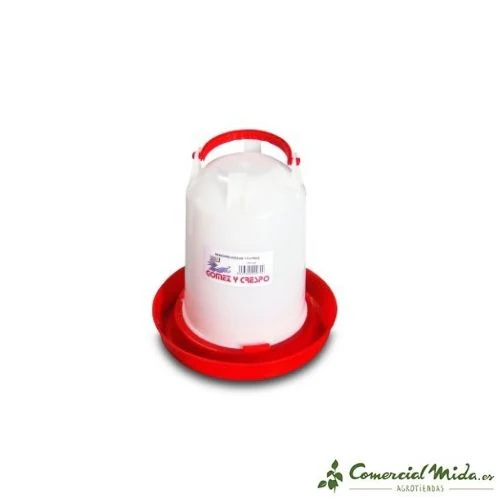 Bebedero Plástico Con Asa GÓMEZ Y CRESPO para Aves