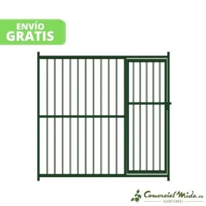 Panel Lacado Frontal Barras para Perrera