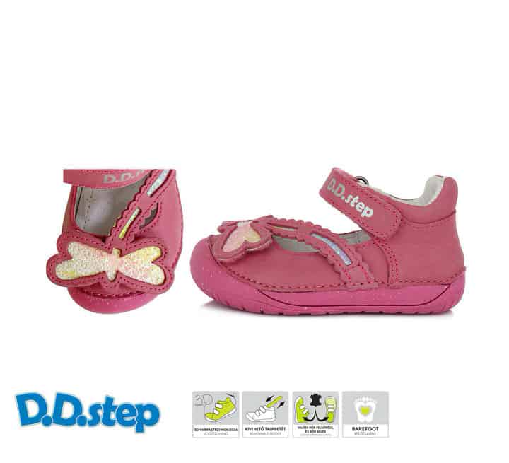 Zapatos Abiertos D.D. Step Mariposa Rosa - Imagen 6