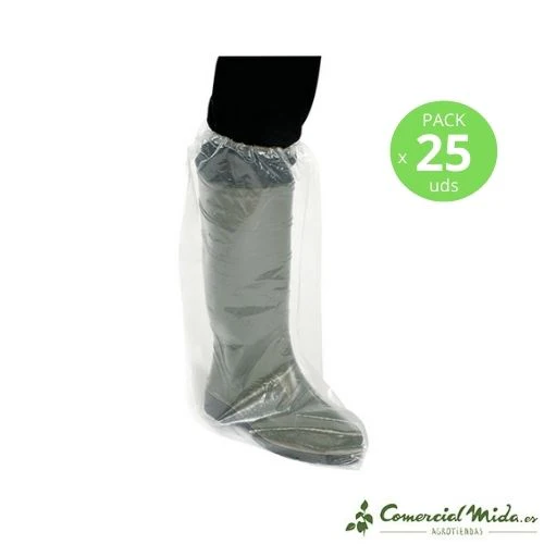 INSPROVET Cubre Botas Altas Desechables con Goma de Ajuste - Imagen 2