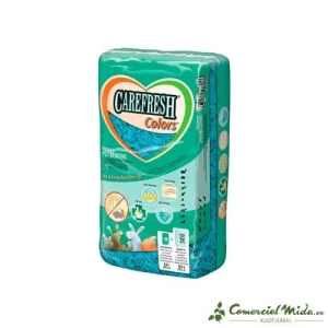 Lecho de Celulosa JRS CHIPSI Carefresh Colors Azul 50L para Mascotas