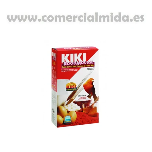 KIKI ROOD MOUSSE Pasta de Cría Morbida para Canarios de Factor Rojo
