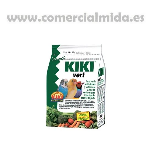 KIKI VERT Cocktail de Verduras y Pasta de Cría o Mantenimiento para pájaros - Imagen 2