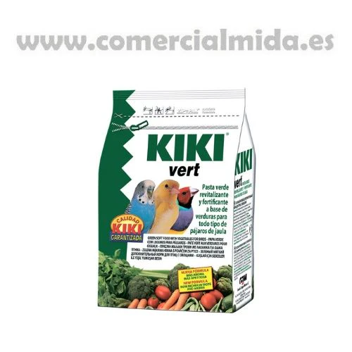 KIKI VERT Cocktail de Verduras y Pasta de Cría o Mantenimiento para pájaros - Imagen 3