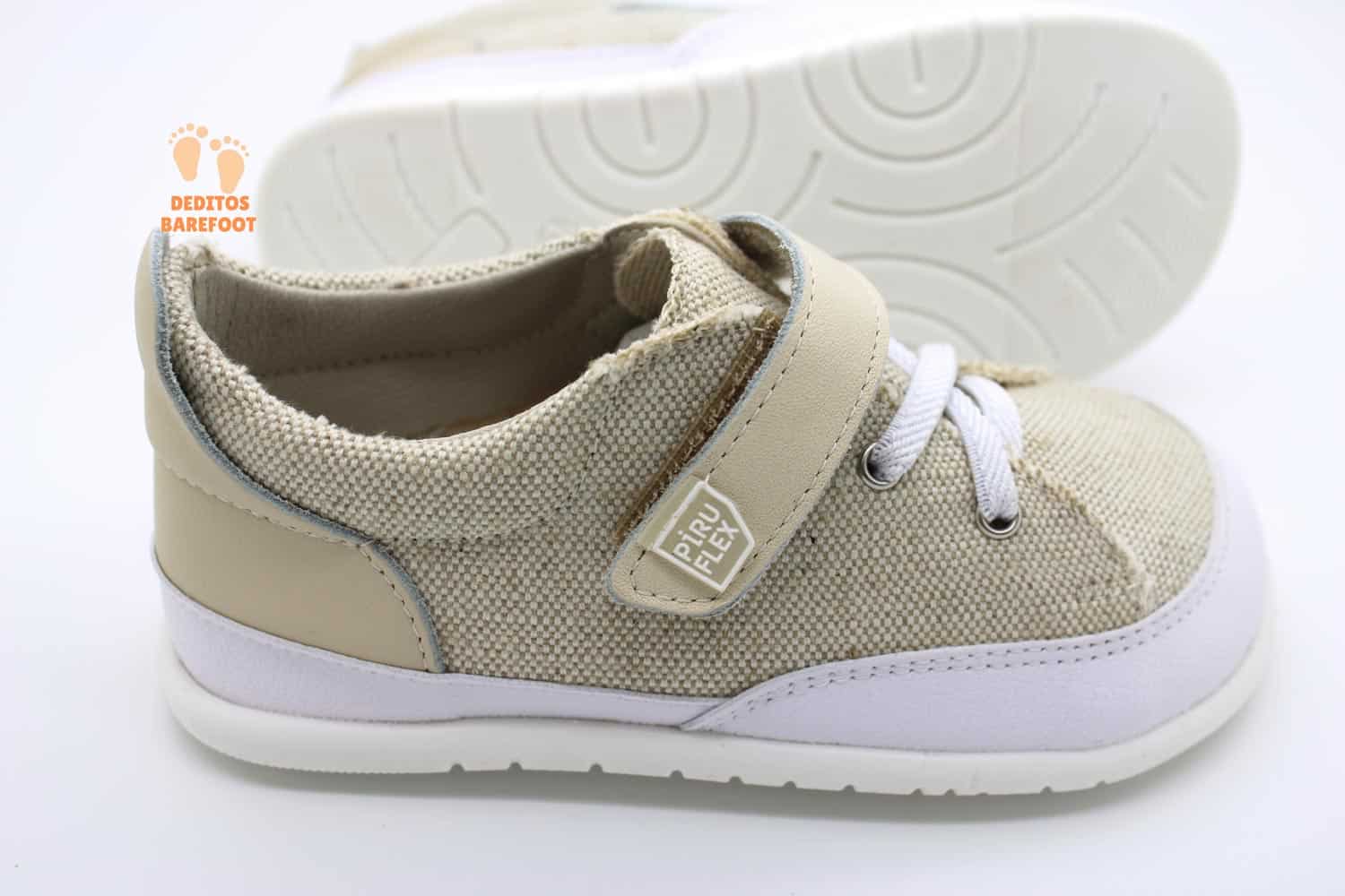 Zapatos Respetuosos Pirufin Lino Beige - Imagen 5