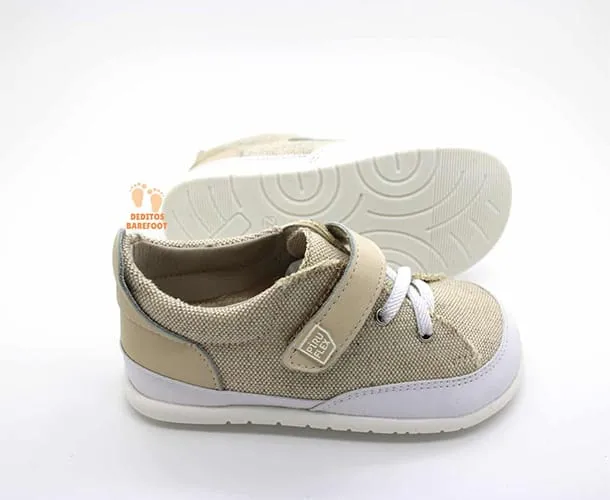 Zapatos Respetuosos Pirufin Lino Beige - Imagen 2