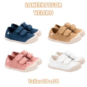 Zapatillas Respetuosas Lona Velcro Igor