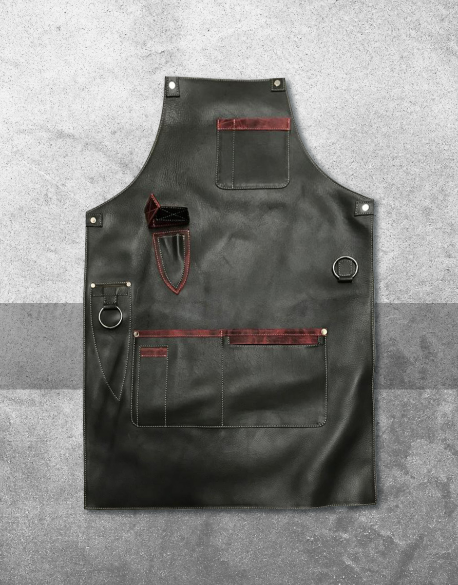 Mandil – Negro/Vino