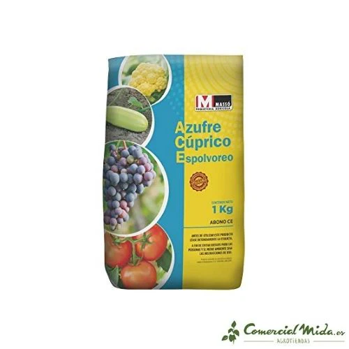 Abono CE MASSÓ Azufre Cúprico Espolvoreo 1 Kg - Imagen 2
