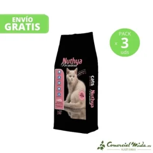 Pienso NUTHYA Premium Cat 9 Kg (3 x 3 Kg) para Gatos