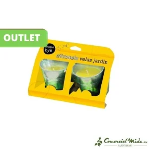 [OUTLET] FLOWER Vela Antimosquitos Moski Bye