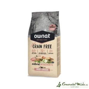 Pienso OWNAT Grain Free Adult Cat Chicken para Gatos Adultos