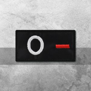 Parche – Tipo de Sangre – O Negativo