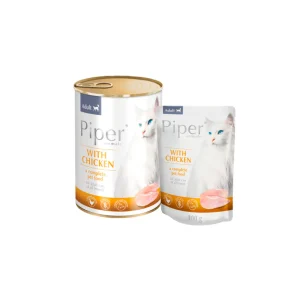 Comida nutricional para Gatos esterilizados 100g/400g PIPER CAT