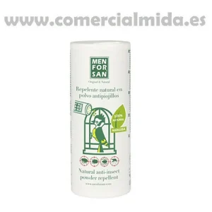 Repelente natural en polvo MENFORSAN 250g antipiojillos para pájaros