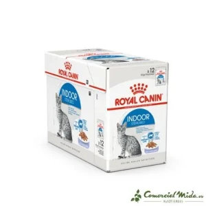 Gelatina ROYAL CANIN INDOOR STERILISED para Gatos 12x85gr