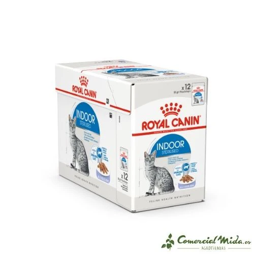Gelatina ROYAL CANIN INDOOR STERILISED para Gatos 12x85gr - Imagen 2