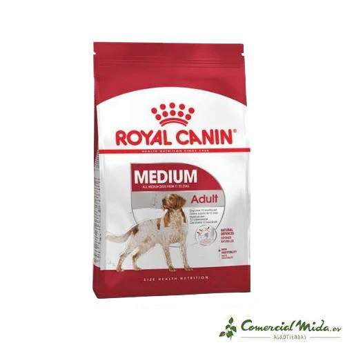 Pienso ROYAL CANIN MEDIUM ADULT para Perros Razas Medianas (De 1 a 7 años) - Imagen 2