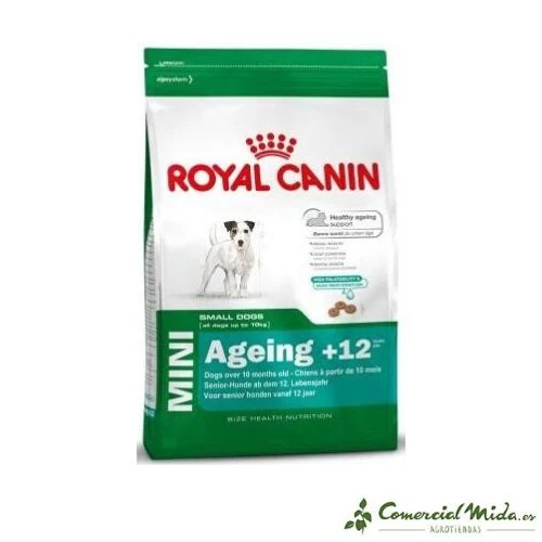 Pienso ROYAL CANIN MINI AGEING 12+ perros de raza pequeña (A partir de 12 años) - Imagen 2